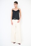 TOP RASO + PIZZO NERO