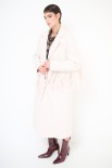 CAPPOTTO LUNGO CON FRANGE DIETRO BURRO