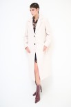 CAPPOTTO LUNGO CON FRANGE DIETRO BURRO