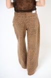 JEANS MACULATO LARGO MORO
