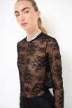 MAGLIA PARICOLLO PIZZO NERO