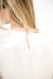 MAGLIA GIROCOLLO MANICA LUNGA RASO PANNA