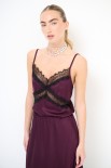 TOP CON PIZZO RASO VINO