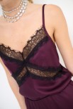 TOP CON PIZZO RASO VINO