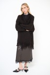 CARDIGAN APERTO FRANGE + CINTURA MORO
