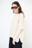 MAGLIA OVER PARICOLLO BEIGE