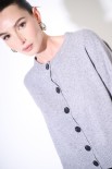 CARDIGAN PARICOLLO COSTA ALTA FONDO GRIGIO MEDIO