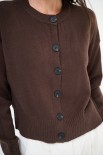 CARDIGAN PARICOLLO COSTA ALTA FONDO MORO