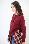 CARDIGAN PARICOLLO COSTA ALTA FONDO VINO