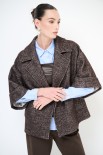 CAPPOTTO CORTO DOPPIO PETTO RESCA BOUCLE MORO