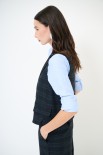 GILET TASCHINE BLU