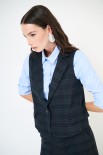 GILET TASCHINE BLU