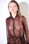CAMICIA STAMPA ANIMALIER CON POLSINO ALTO MORO