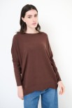 MAGLIA OVER MICROPAILLETTES MORO