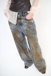 JEANS LARGO MACCHIE MORO VINTAGE JEANS