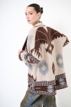 CARDIGAN MULTI ETNICO BEIGE