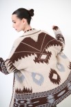CARDIGAN MULTI ETNICO BEIGE