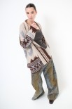 CARDIGAN MULTI ETNICO BEIGE