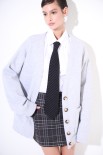 CARDIGAN  WARM CON BASSOTTO GRIGIO