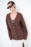 CARDIGAN  WARM CON BASSOTTO MORO