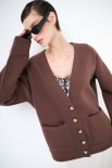 CARDIGAN  WARM CON BASSOTTO MORO