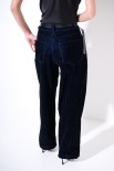PANTALONE DRITTO SCAMOSCIATO JEANS