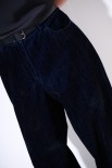 PANTALONE DRITTO SCAMOSCIATO JEANS