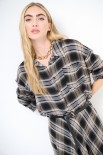CAMICIA CHECK NERO