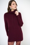 MAXI MAGLIA DOLCEVITA COSTINA VINO