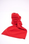 SCIARPA BASIC MISTO CACHEMIRE ROSSO