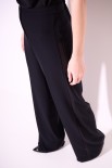 PANTALONE CON FASCIA LATERALE NERO