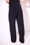 PANTALONE CON FASCIA LATERALE NERO